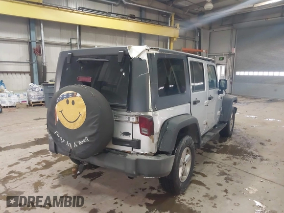 2007 Jeep Wrangler Unlimited X with VIN 1J4GA39167L147516, listed as a IAAI auction lot 41617025 with 119,572 mi miles and . Bid and sale history available at DreamBid. Image 6.