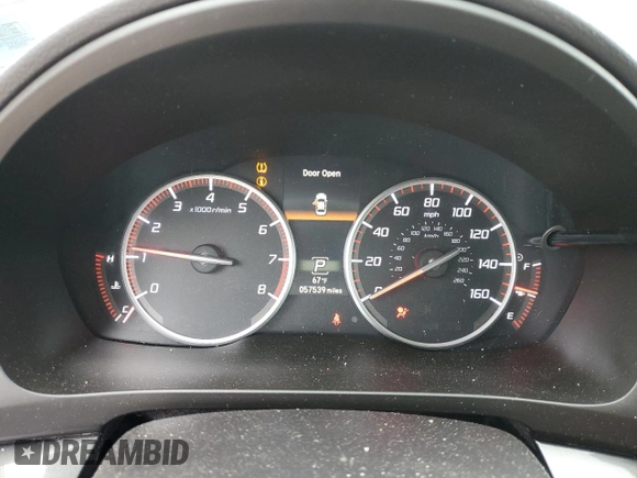 2022 Acura ILX Premium with VIN 19UDE2F84NA006009, listed as a Copart auction lot 58560215 with 57,539 mi miles and Salvage title. Bid and sale history available at DreamBid. Image 9.