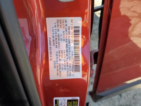 2014 Mazda CX-9 Touring with VIN JM3TB3CA4E0437043, listed as a Copart auction lot 45688465 with 158,258 mi miles and Salvage Title. Bid and sale history available at carsss.com. Image 12.