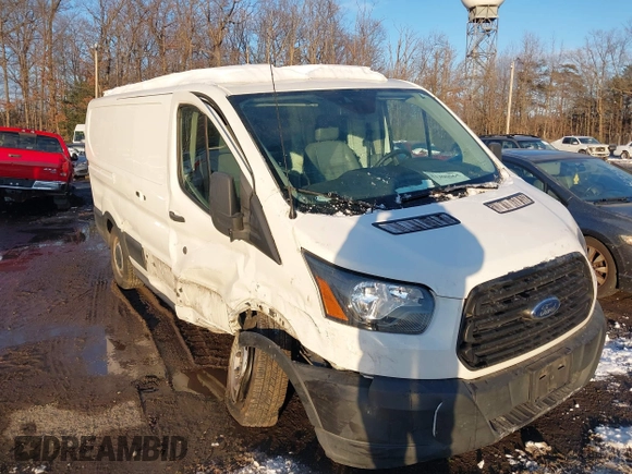 2019 Ford Transit with VIN 1FTYE1ZM6KKA91511, listed as a IAAI auction lot 41300065 with Not Provided miles and . Bid and sale history available at carsss.com. Image 1.