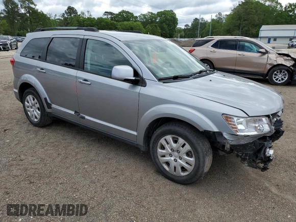 2019 Dodge Journey SE with VIN 3C4PDCBB8KT779253, listed as a Copart auction lot 51685575 with 41,229 mi miles and Salvage Title. Bid and sale history available at DreamBid. Image 4.