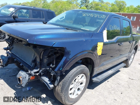 2022 Ford F-150 XL with VIN 1FTEW1EBXNFB14743, listed as a IAAI auction lot 42098808 with 49,314 mi miles and . Bid and sale history available at DreamBid. Image 2.