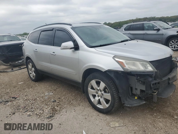 2014 Chevrolet Traverse LTZ z VIN 1GNKVJKD6EJ253350, wystawiony jako Copart lot #54688345 z przebiegiem 230 479 mil mil oraz Szkoda całkowita • Salvage title. Historia ofert i sprzedaży dostępna na DreamBid. Obrazek 4.