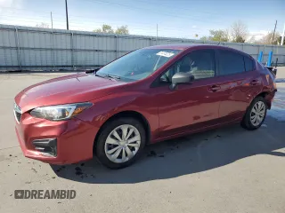 2018 Subaru Impreza with VIN 4S3GKAA63J3605003, listed as a Copart auction lot 51474825 with 59,232 mi miles and Salvage title. Bid and sale history available at DreamBid. Image 1.