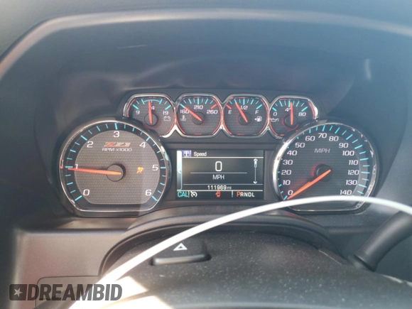 2019 Chevrolet Silverado 1500 LT with VIN 2GCVKPEC1K1182794, listed as a Copart auction lot 46542635 with 111,969 mi miles and Salvage Title. Bid and sale history available at DreamBid. Image 9.