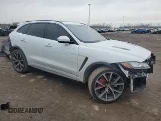 2020 Jaguar F-Pace SVR with VIN SADCZ2EE0LA617498, listed as a Copart auction lot 86332474 with 72,521 mi miles and Clean Title. Bid and sale history available at DreamBid. Image 4.