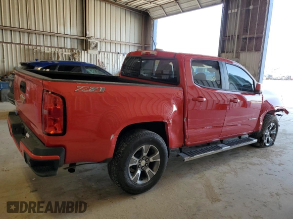 2019 Chevrolet Colorado 2WD Z71 with VIN 1GCGSDEN3K1195044, listed as a Copart auction lot 42739055 with 71,319 mi miles and Salvage Title. Bid and sale history available at carsss.com. Image 3.