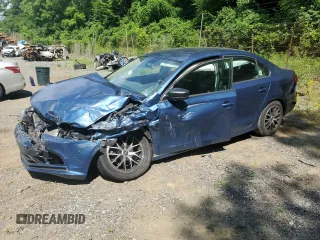 2015 Volkswagen Jetta S with VIN 3VW2K7AJ7FM222573, listed as a Copart auction lot 63015625 with 127,376 mi miles and Salvage title. Bid and sale history available at DreamBid. Image 1.