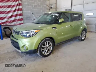 2018 Kia Soul + with VIN KNDJP3A57J7888363, listed as a Copart auction lot 48108575 with 92,673 mi miles and Salvage Title. Bid and sale history available at carsss.com. Image 1.