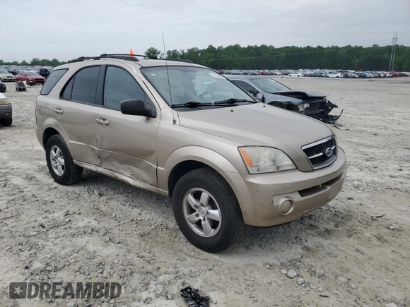 2006 Kia Sorento LX z VIN KNDJD733565613976, wystawiony jako Copart lot #54896005 z przebiegiem 140 198 mil mil oraz Szkoda całkowita • Salvage title. Historia ofert i sprzedaży dostępna na DreamBid. Obrazek 4.