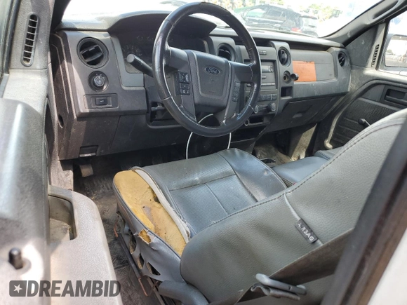 2011 Ford F-150 XL with VIN 1FTMF1EF5BFB96021, listed as a Copart auction lot 63515435 with Not provided miles and Salvage title. Bid and sale history available at DreamBid. Image 8.
