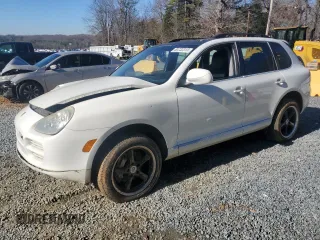 2005 Porsche Cayenne with VIN WP1AA29P45LA21418, listed as a Copart auction lot 80732313 with 97,518 mi miles and Salvage Title. Bid and sale history available at carsss.com. Image 1.