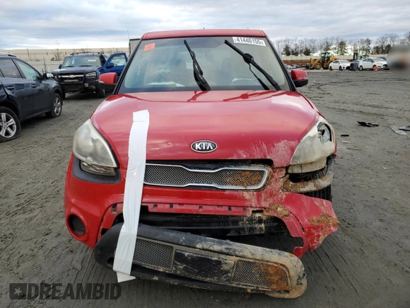 2012 Kia Soul + with VIN KNDJT2A64C7472840, listed as a Copart auction lot 41440155 with 0 mi miles and Salvage Title. Bid and sale history available at carsss.com. Image 5.
