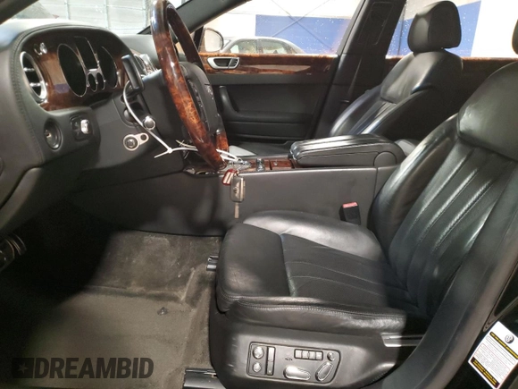 2006 Bentley Flying Spur with VIN SCBBR53W76C034894, listed as a Copart auction lot 83219304 with 76,725 mi miles and Salvage Title. Bid and sale history available at DreamBid. Image 7.