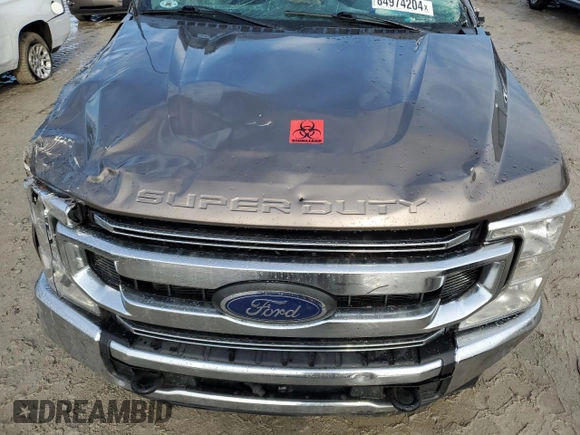 2022 Ford F-250 XL with VIN 1FTRF2BT4NEC24651, listed as a Copart auction lot 84974204 with Not provided miles and Salvage title. Bid and sale history available at DreamBid. Image 12.