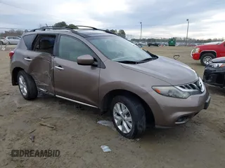 2014 Nissan Murano S with VIN JN8AZ1MWXEW503154, listed as a IAAI auction lot 41464271 with Not Provided miles. Bid and sale history available at carsss.com. Image 1.