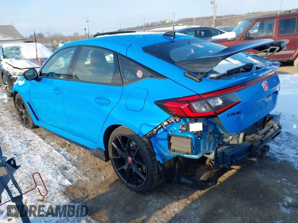 2023 Honda Civic Type R z VIN JHMFL5G46PX002181, wystawiony jako IAAI lot #41394464 z przebiegiem 15 543 mil mil oraz . Historia ofert i sprzedaży dostępna na DreamBid. Obrazek 3.