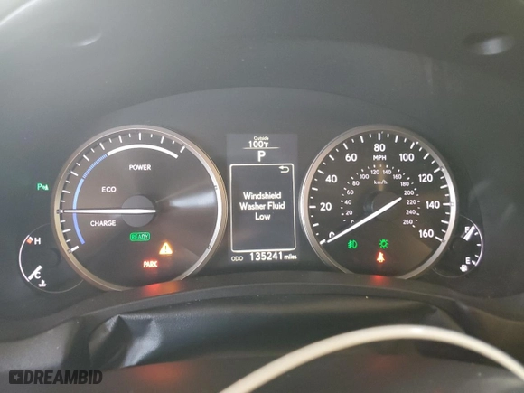 2016 Lexus NX 300h with VIN JTJBJRBZ8G2038061, listed as a Copart auction lot 67001754 with 135241 miles and Salvage Title. Bid and sale history available at carsss.com. Image 9.