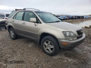 1999 Lexus RX 300 Luxury SUV with VIN JT6HF10U6X0072395, listed as a Copart auction lot 44435985 with 201,339 mi miles and Clean Title. Bid and sale history available at carsss.com. Image 4.