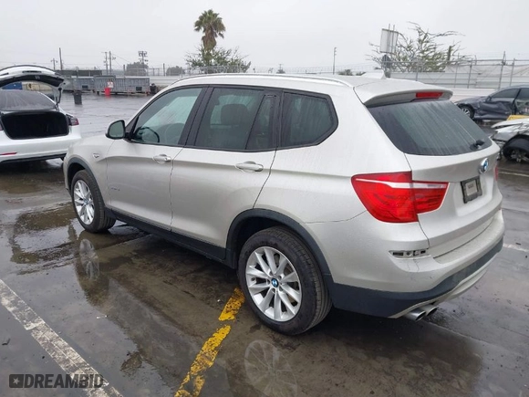 2015 BMW X3 sDrive28i with VIN 5UXWZ7C57F0F76274, listed as a IAAI auction lot 41479655 with 116,929 mi miles. Bid and sale history available at carsss.com. Image 3.