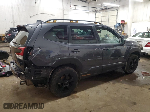 2023 Subaru Forester Wilderness with VIN JF2SKAMC3PH506139, listed as a Copart auction lot 50698755 with 44,236 mi miles and Salvage Title. Bid and sale history available at carsss.com. Image 3.