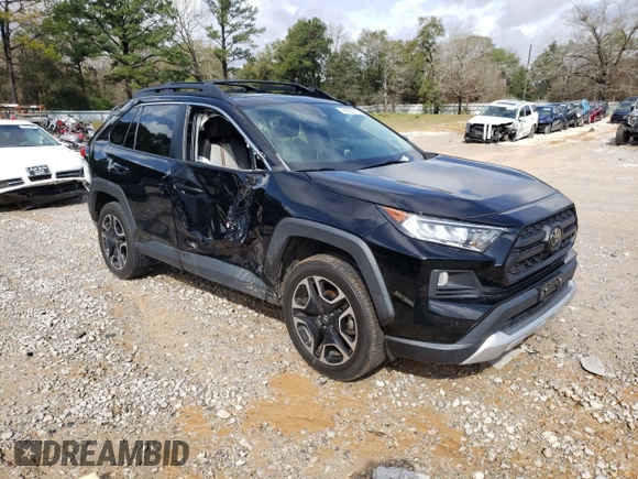 2019 Toyota RAV4 Adventure with VIN 2T3J1RFV7KW006630, listed as a Copart auction lot 44582775 with 52,174 mi miles and Salvage title. Bid and sale history available at DreamBid. Image 4.