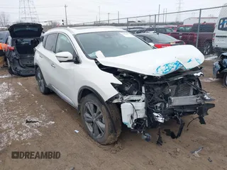 2020 Nissan Murano Platinum z VIN 5N1AZ2DS2LN127823, wystawiony jako IAAI lot #41620154 z przebiegiem 40 629 mil mil oraz . Historia ofert i sprzedaży dostępna na DreamBid. Obrazek 1.