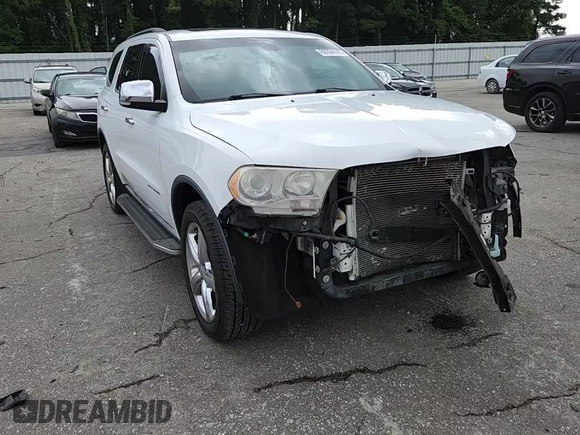 2013 Dodge Durango Citadel with VIN 1C4RDHEG6DC658958, listed as a Copart auction lot 60304945 with 209,250 mi miles and Salvage title. Bid and sale history available at DreamBid. Image 14.