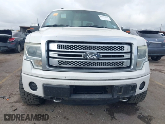 2013 Ford F-150 XL with VIN 1FTFW1ET5DFB01619, listed as a IAAI auction lot 41109292 with 247,785 mi miles. Bid and sale history available at carsss.com. Image 6.