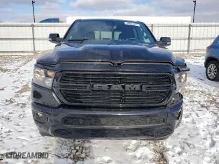 2020 Ram 1500 Big Horn with VIN 1C6SRFFT2LN395428, listed as a Copart auction lot 46041675 with 44,411 mi miles and Salvage Title. Bid and sale history available at carsss.com. Image 5.