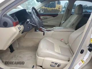 2008 Lexus LS 460 with VIN JTHBL46F885075478, listed as a Copart auction lot 56842225 with 128,897 mi miles and Salvage title. Bid and sale history available at DreamBid. Image 7.