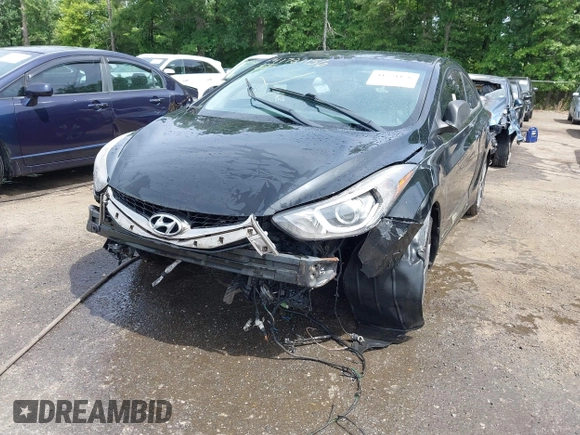 2014 Hyundai Elantra z VIN KMHDH6AH1EU024689, wystawiony jako IAAI lot #41721156 z przebiegiem Nie podano mil oraz . Historia ofert i sprzedaży dostępna na DreamBid. Obrazek 6.