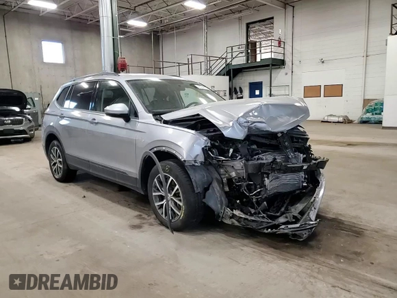 2021 Volkswagen Tiguan S with VIN 3VV0B7AX1MM019479, listed as a Copart auction lot 48524895 with 50,445 mi miles and Salvage Title. Bid and sale history available at DreamBid. Image 11.