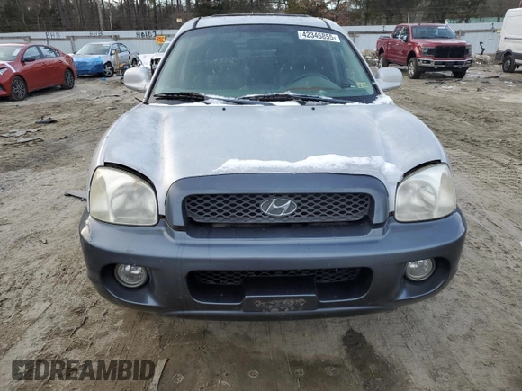 2003 Hyundai Santa Fe GLS z VIN KM8SC13EX3U511026, wystawiony jako Copart lot #42346855 z przebiegiem 184 828 mil mil oraz Czysty tytuł • Clean title. Historia ofert i sprzedaży dostępna na DreamBid. Obrazek 5.