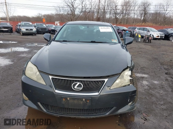 2007 Lexus IS 250 with VIN JTHCK262772009223, listed as a IAAI auction lot 41142962 with 207,967 mi miles. Bid and sale history available at carsss.com. Image 12.