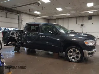 2019 Ram 1500 Big Horn/Lone Star with VIN 1C6RRFFGXKN817476, listed as a IAAI auction lot 41377652 with 76,184 mi miles. Bid and sale history available at carsss.com. Image 13.