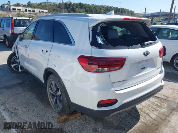 2019 Kia Sorento EX Sport with VIN 5XYPH4A54KG537153, listed as a IAAI auction lot 41960025 with Not provided miles and . Bid and sale history available at DreamBid. Image 3.