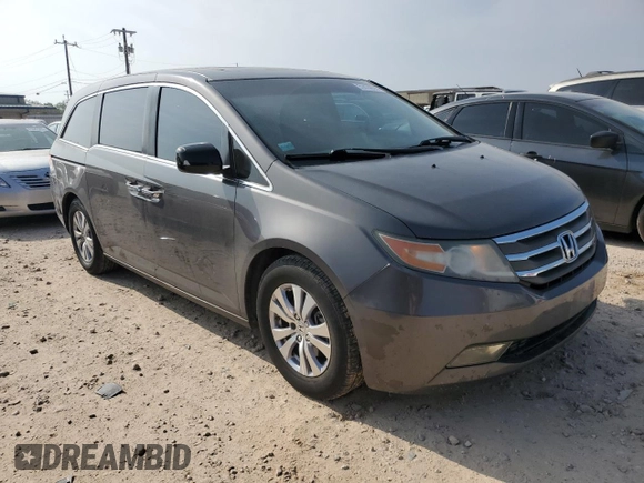 2011 Honda Odyssey EX-L with VIN 5FNRL5H64BB082596, listed as a Copart auction lot 51474935 with 184,408 mi miles and Salvage Title. Bid and sale history available at DreamBid. Image 4.