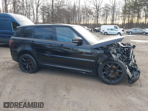 2021 Land Rover Range Rover Sport SVR with VIN SALWZ2RE2MA762507, listed as a IAAI auction lot 41597473 with 67,851 mi miles and . Bid and sale history available at DreamBid. Image 13.