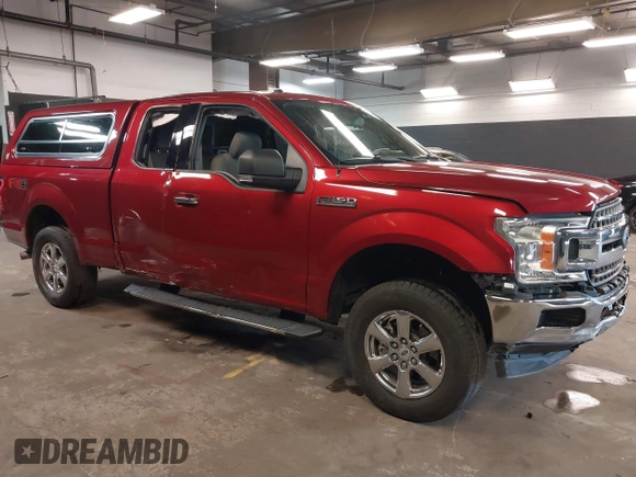 2018 Ford F-150 XL with VIN 1FTFX1E59JFB78505, listed as a IAAI auction lot 41769027 with 63,360 mi miles and . Bid and sale history available at DreamBid. Image 1.