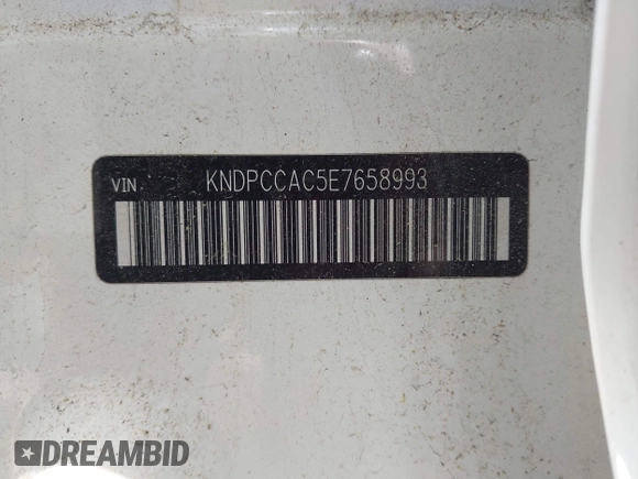 2014 Kia Sportage EX with VIN KNDPCCAC5E7658993, listed as a IAAI auction lot 42679549 with 107,658 mi miles and . Bid and sale history available at DreamBid. Image 9.