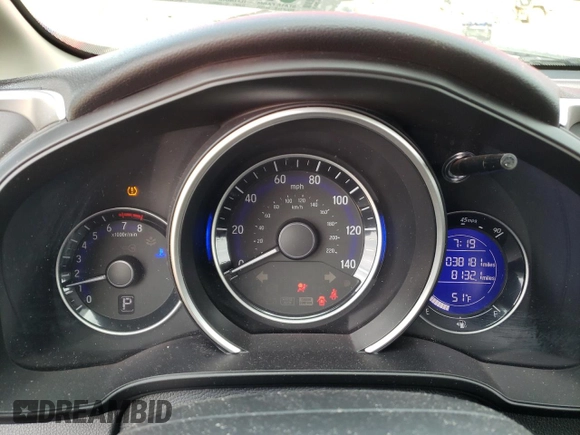 2016 Honda Fit LX with VIN JHMGK5H53GX021057, listed as a Copart auction lot 52970725 with 38,181 mi miles and Salvage title. Bid and sale history available at DreamBid. Image 9.