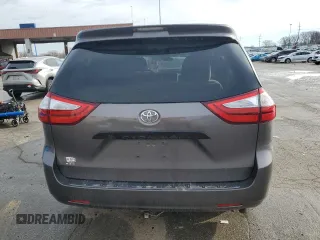 2016 Toyota Sienna L with VIN 5TDZK3DCXGS690788, listed as a Copart auction lot 43284565 with 154,559 mi miles and Salvage title. Bid and sale history available at DreamBid. Image 6.