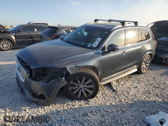 2021 Volvo XC90 Inscription Expression with VIN YV4BR0CL1M1731070, listed as a Copart auction lot 49177585 with 85,032 mi miles and Salvage Title. Bid and sale history available at carsss.com. Image 1.