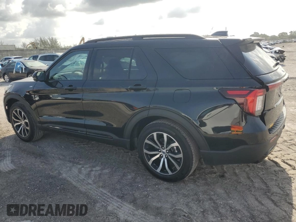 2025 Ford Explorer ST-Line with VIN 1FMUK7KH5SGB97289, listed as a Copart auction lot 58776885 with 985 mi miles and Salvage title. Bid and sale history available at DreamBid. Image 2.