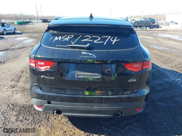 2018 Jaguar F-PACE 30t Premium with VIN SADCJ2GX3JA202274, listed as a IAAI auction lot 40171256 with 1 mi miles. Bid and sale history available at carsss.com. Image 16.