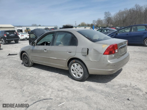 2003 Honda Civic EX with VIN 2HGES26753H618755, listed as a Copart auction lot 49473655 with 289,788 mi miles and Salvage Title. Bid and sale history available at carsss.com. Image 2.