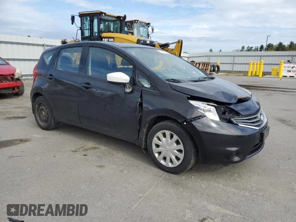 2016 Nissan Note S with VIN 3N1CE2CP7GL374897, listed as a Copart auction lot 56362765 with 186,614 mi miles and Salvage title. Bid and sale history available at DreamBid. Image 4.