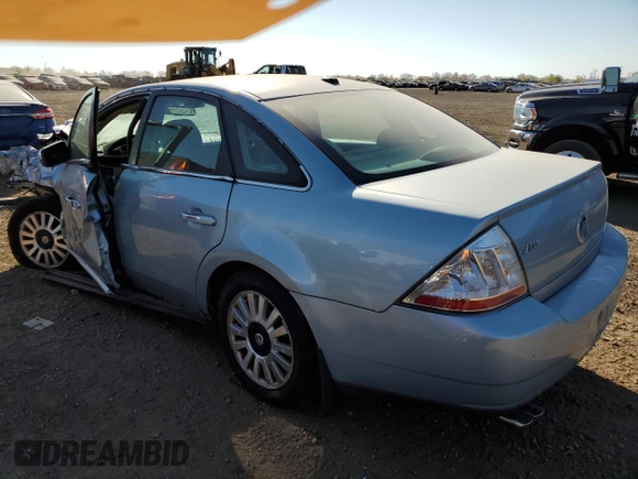 2008 Mercury Sable с VIN 1MEHM40WX8G625557, выставлен на аукционе Copart как лот 76892644 с пробегом Не указан миль и Списание • Salvage title. История ставок и продаж доступна на DreamBid. Изображение 2.