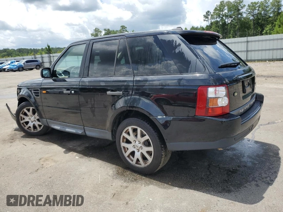 2007 Land Rover Range Rover Sport HSE with VIN SALSK254X7A998553, listed as a Copart auction lot 60889735 with Not provided miles and Salvage title. Bid and sale history available at DreamBid. Image 2.